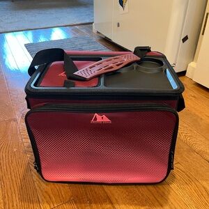 Arctic Zone Red Insulated Table-top Cooler Bag
